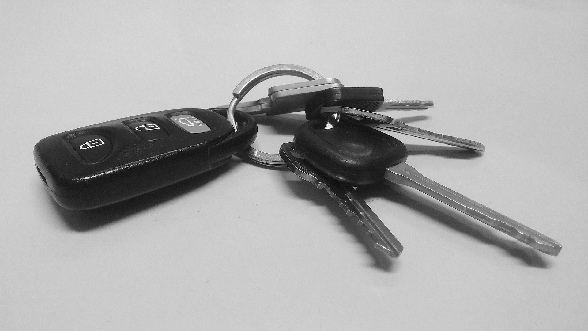 klíčky od automobilu